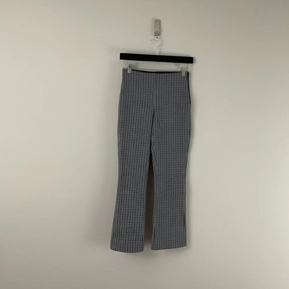 Everlane The Kick Cropped Plaid Work Pants Size 00 - Picture 1 of 7